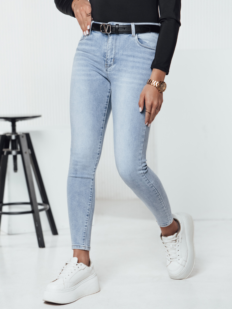 Dámské džíny FITTYCHIC z push up'em Dstreet UY2315 Barva: Modrá - světle, Velikost: 30