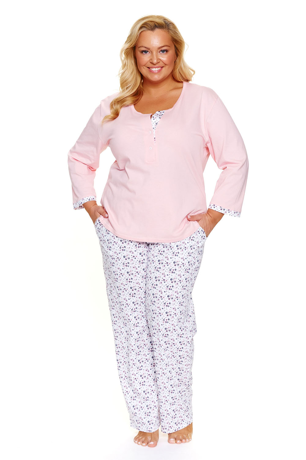 DÁMSKÉ PYŽAMO PB.7324 J/25 SWEET-PINK XL