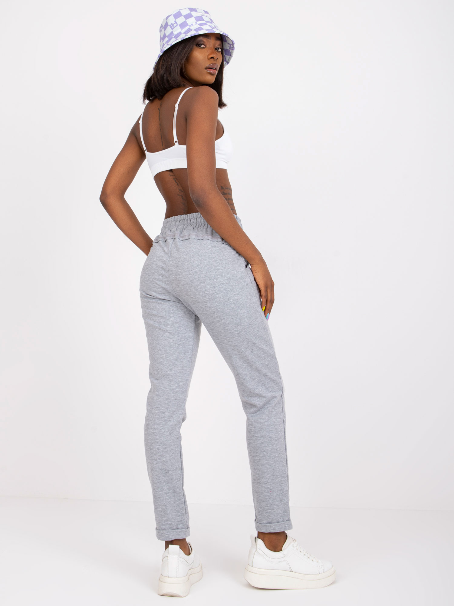 Tepláky RV-DR-3589.09X BASIC FEEL GOOD Barva: Šedá, Velikost: XL