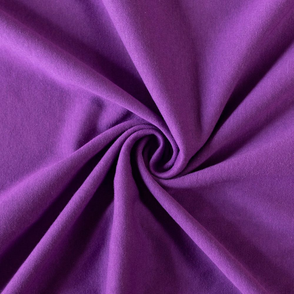 Kvalitex Jersey prostěradlo jednolůžko 90x200cm tmavě fialové