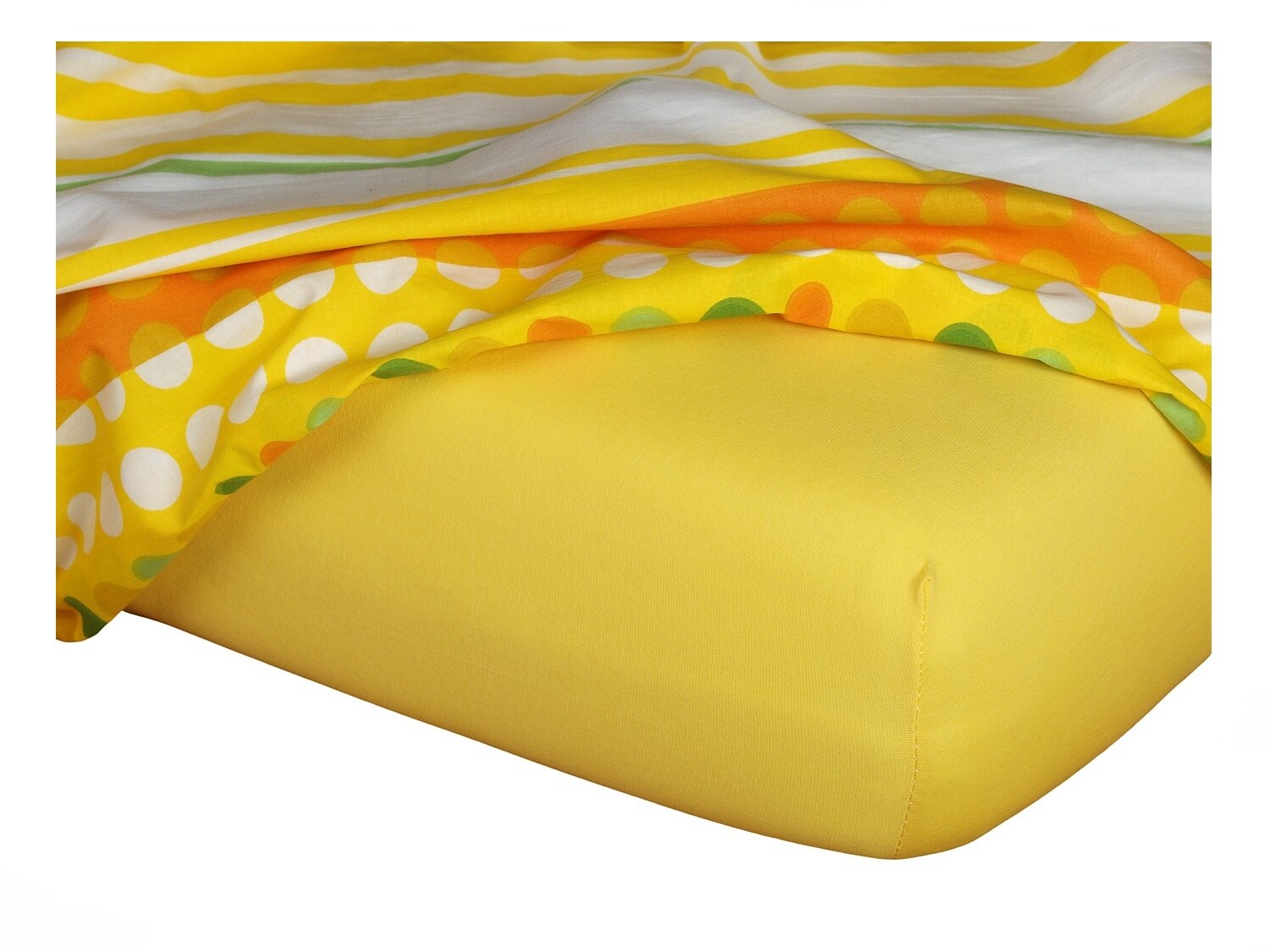 DADKA VRACOV Jersey prostěradlo tmavě žluté Rozměr: 140x200x20