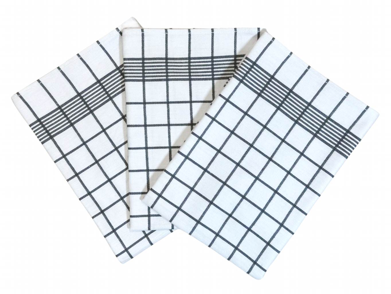 Svitap Utěrka Negativ Egyptská bavlna bílá/šedá 3 ks Varianta: Utěrka Negativ Egyptská bavlna 50x70 cm bílá/šedá 3 ks