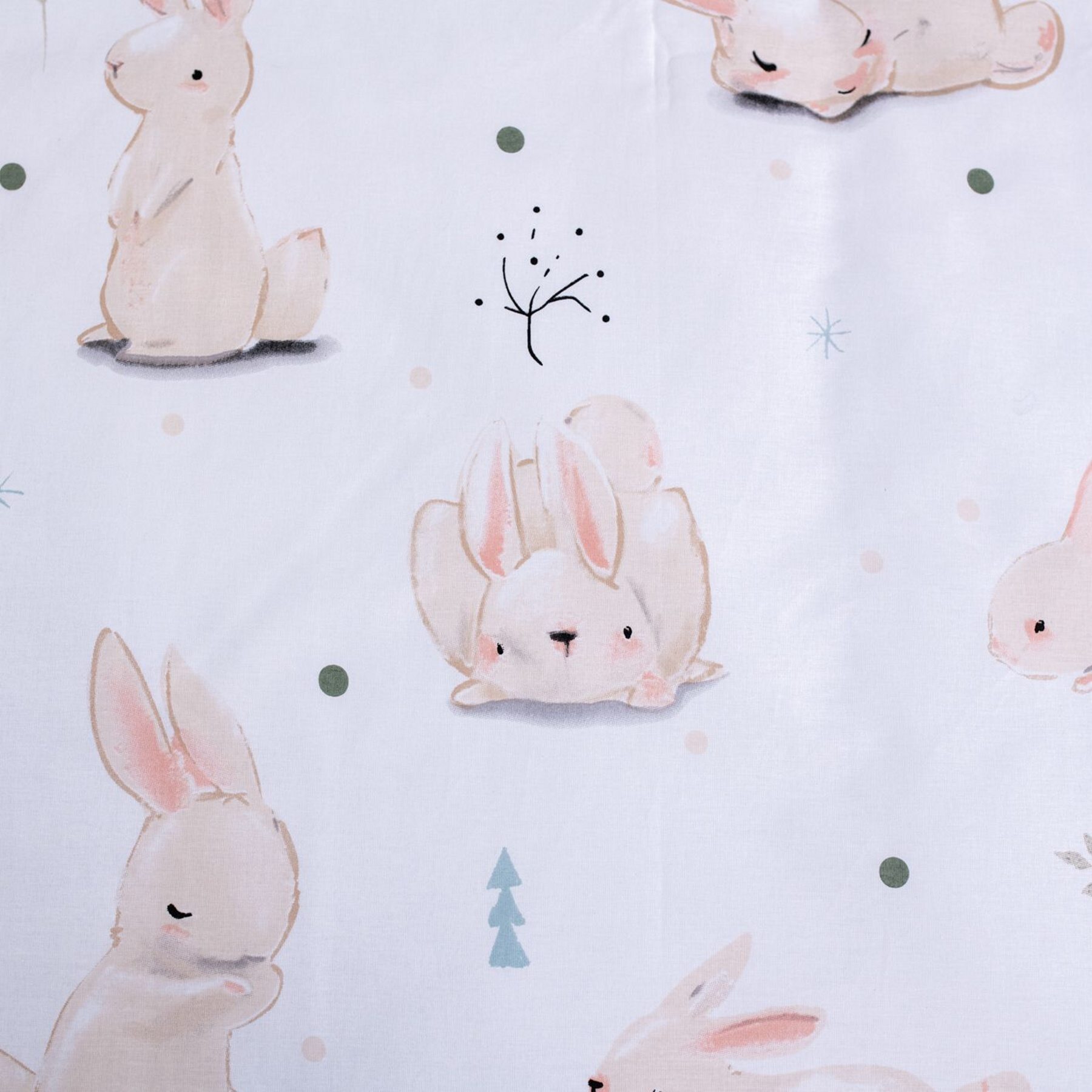 Jerry Fabrics Povlečení do postýlky Králíčci baby 100x135, 40x60 cm (obrázek 5)