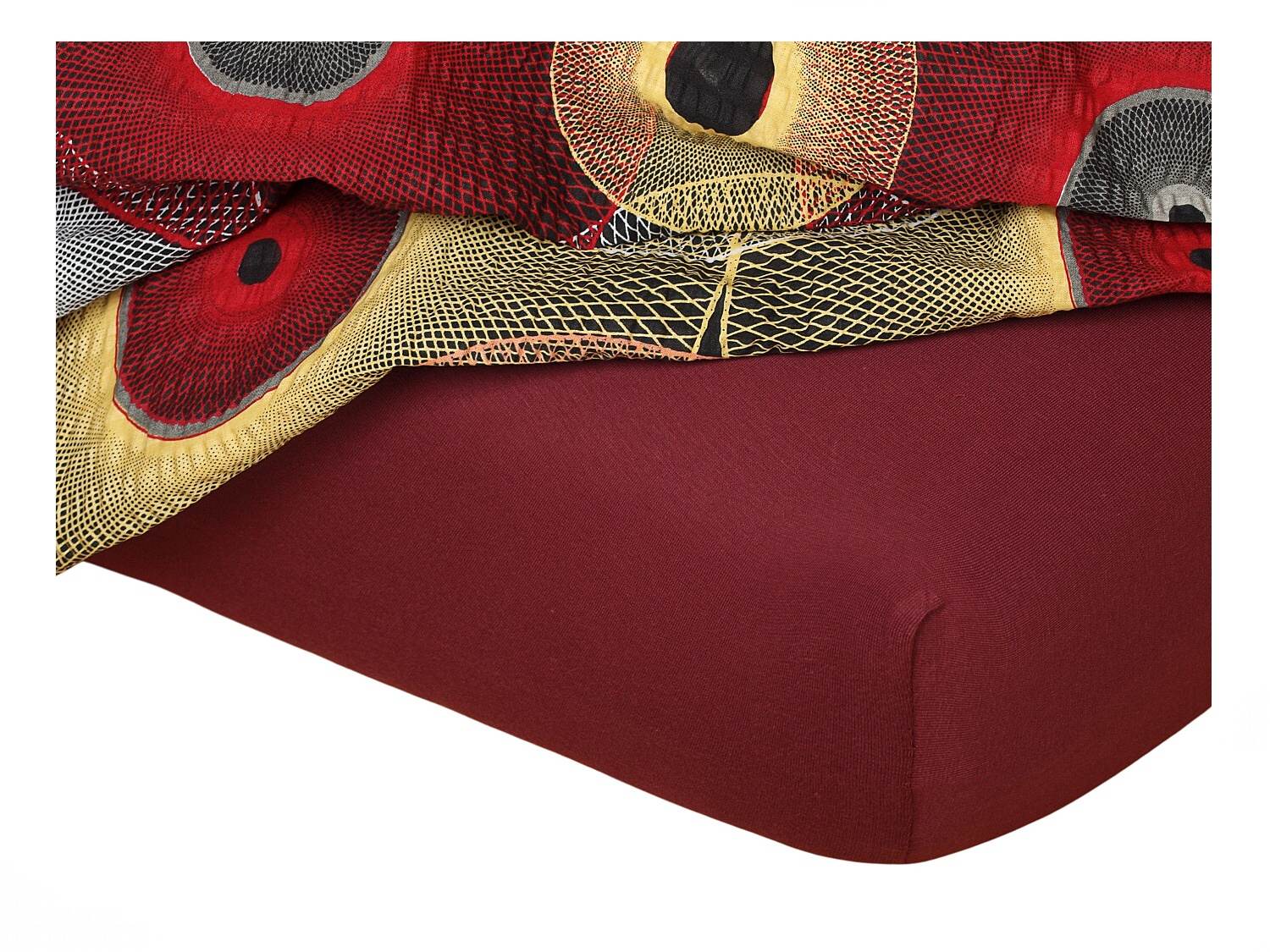 Dadka Jersey prostěradlo bordó C Varianta: Jersey prostěradlo bordó 90x200x20 cm