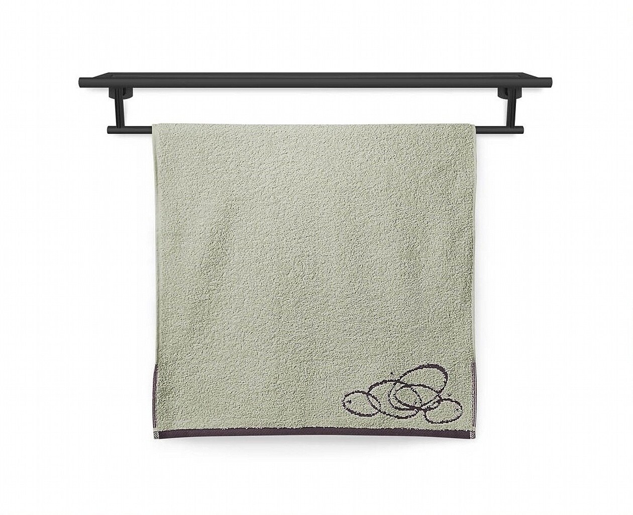 Veba Ručník a osuška Nora elipsy 450g/m2 Varianta: Osuška Nora elipsy 70x140 cm světle zelená