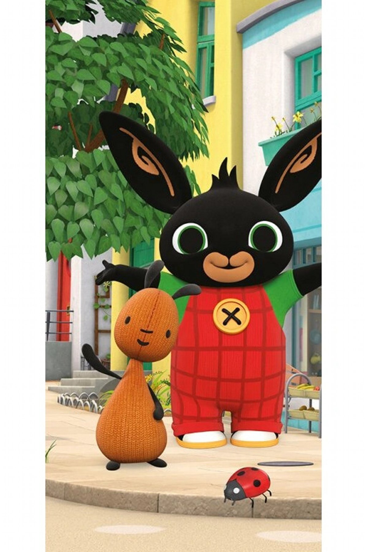 Carbotex Dětská osuška Zajíček Bing s Flopem a Beruška