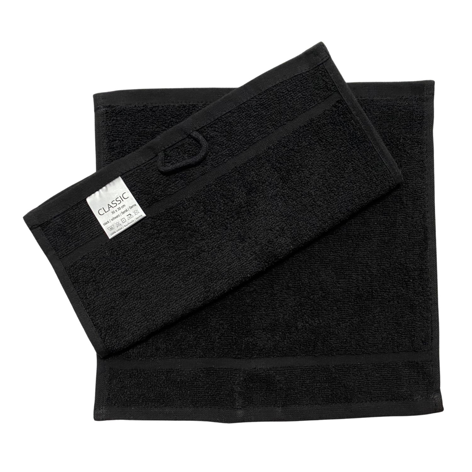 Profod Ručník Sofie černá 30x30 cm mini Varianta: Ručník Sofie černá 30x30 cm mini