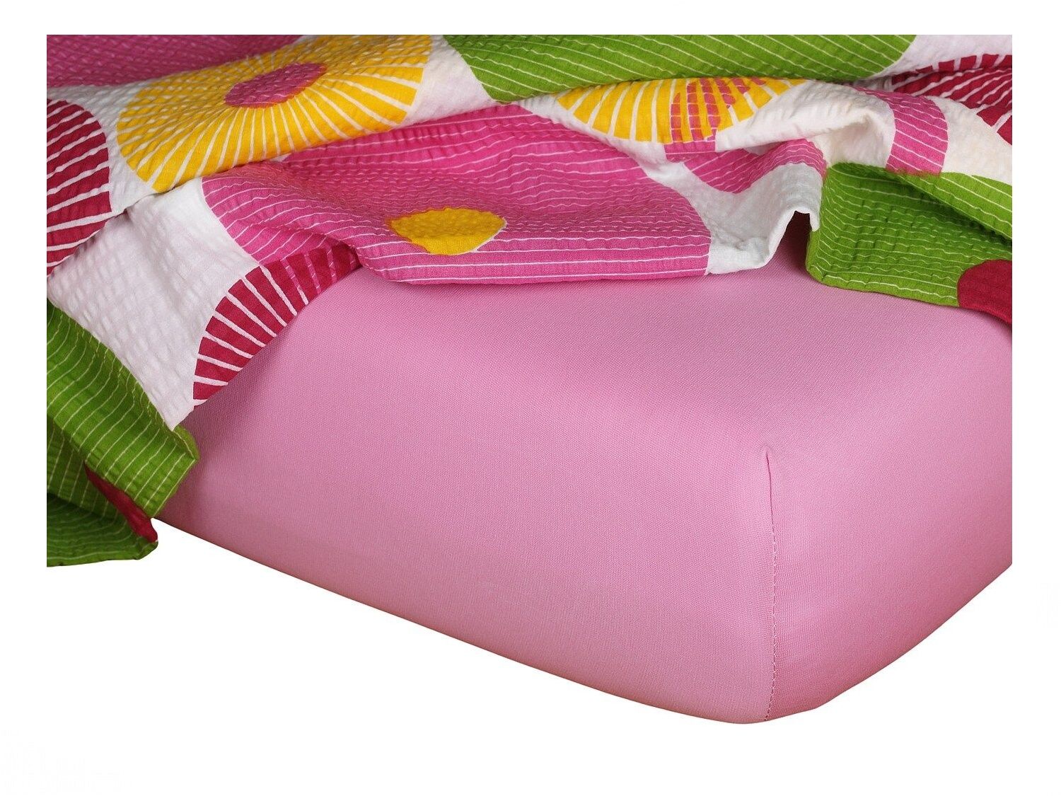 DADKA VRACOV Jersey prostěradlo starorůžové Rozměr: 60x120x10 dětské