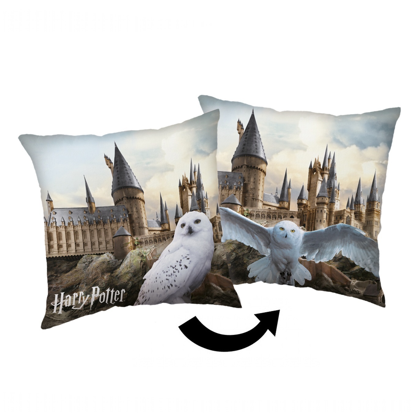 Jerry Fabrics Polštářek Harry Potter Hedwig 02 Varianta: Polštářek Harry Potter Hedwig 02 40x40 cm
