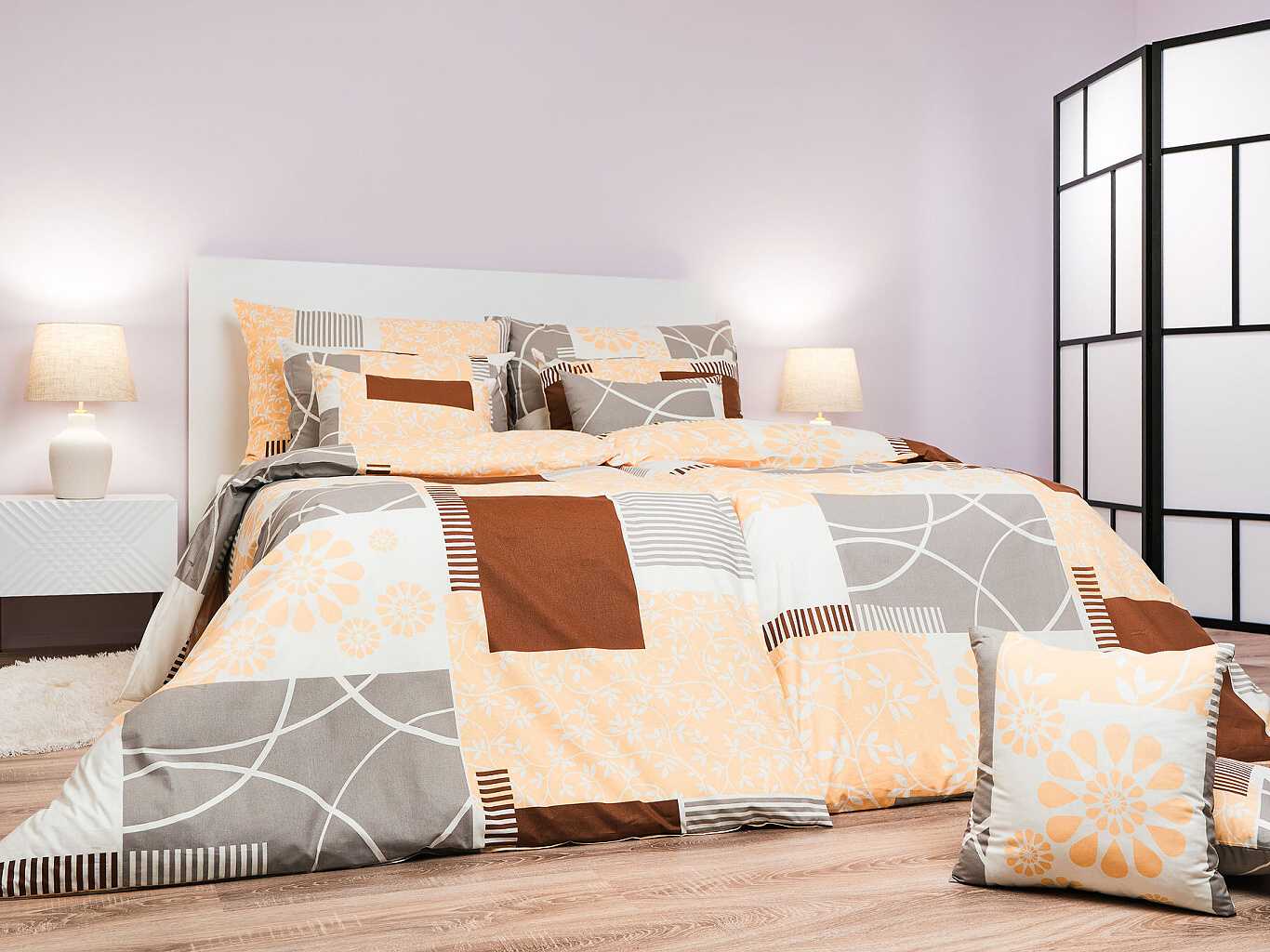 Dadka Povlečení bavlna Bluemoon nugát Varianta: Povlečení bavlna Bluemoon nugát 140x200, 70x90 cm