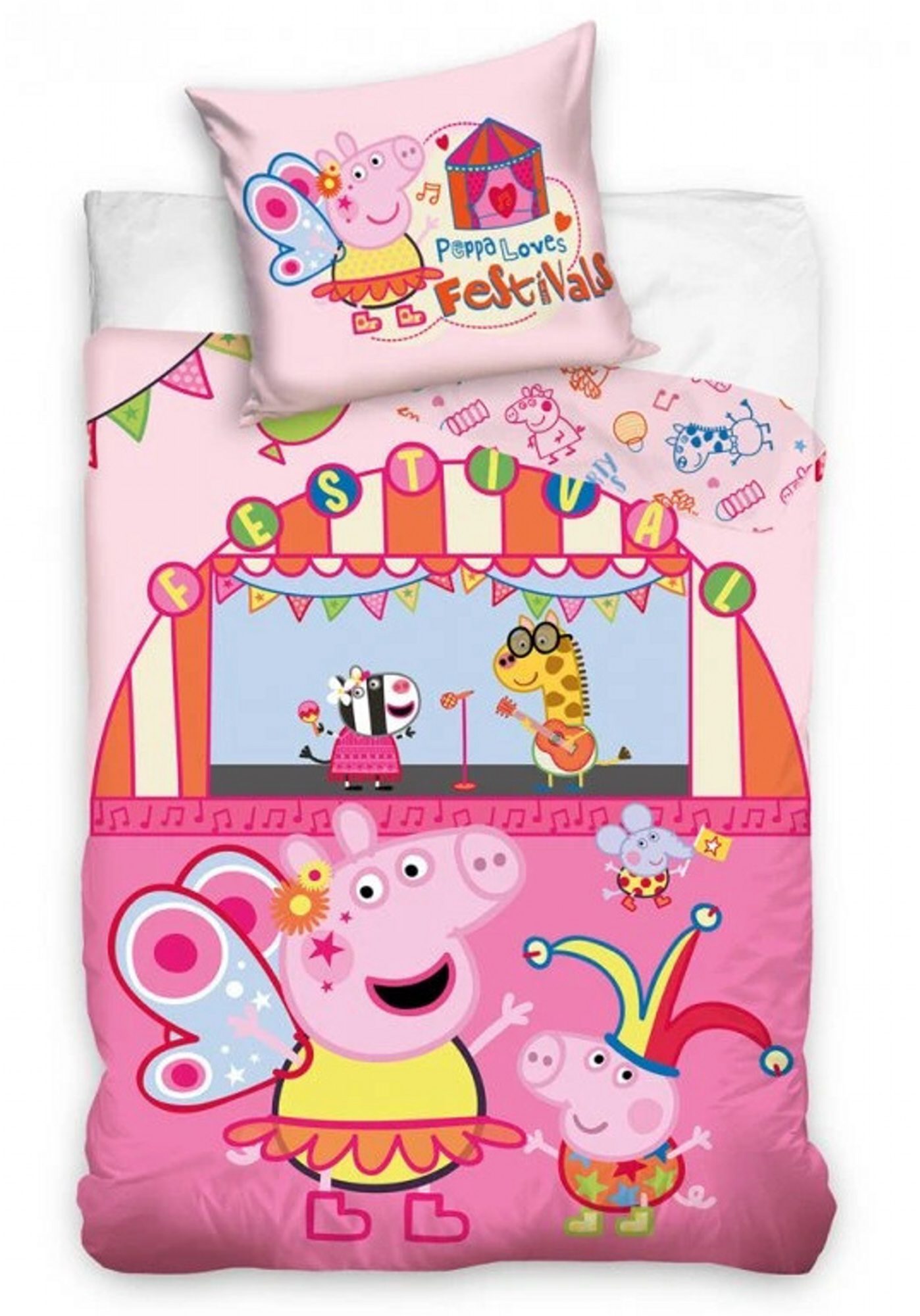 Carbotex Dětské povlečení Prasátko Pepina Loutkové Divadlo