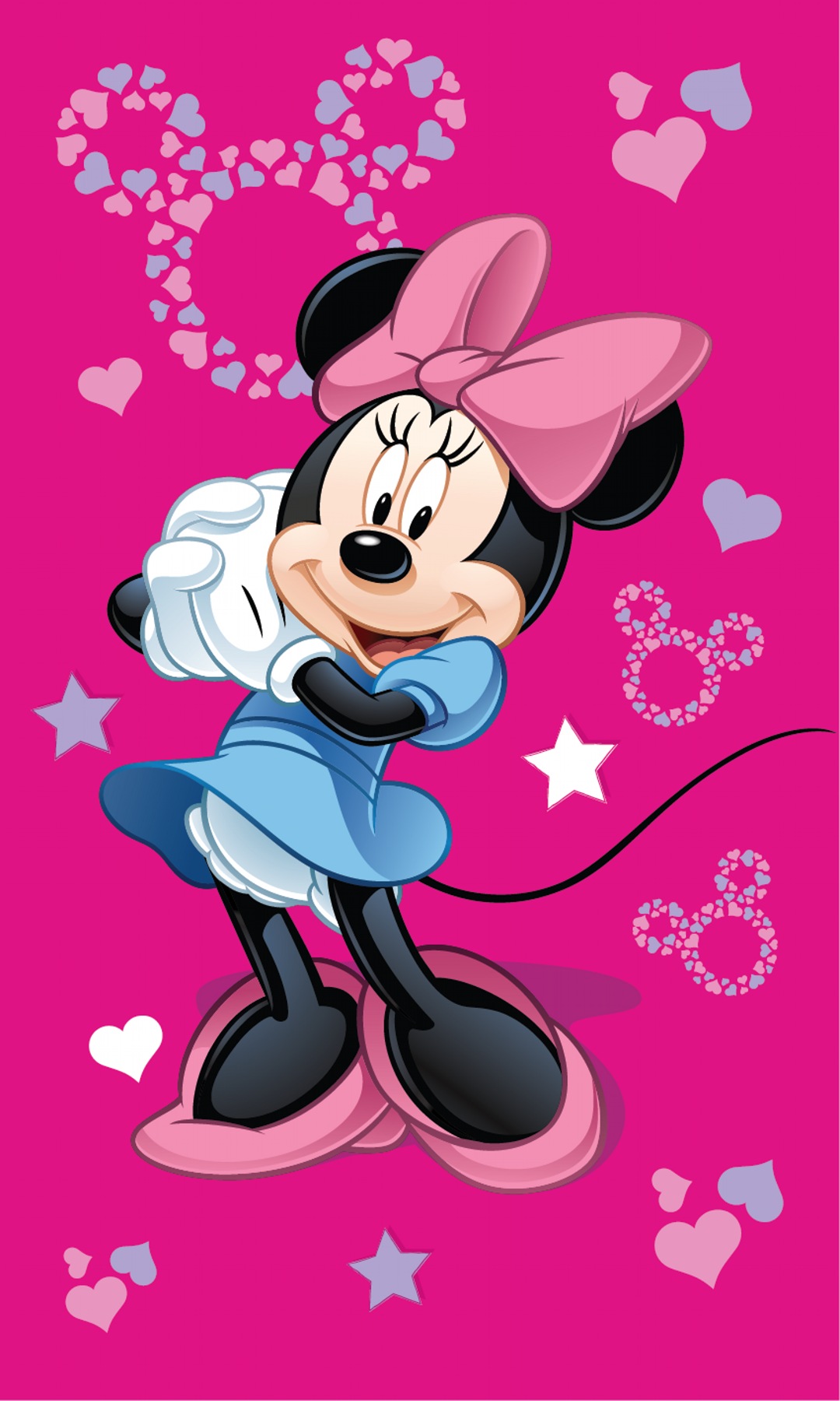 Levně Jerry Fabrics Dětský ručník Minnie Pink 05 30x50 cm