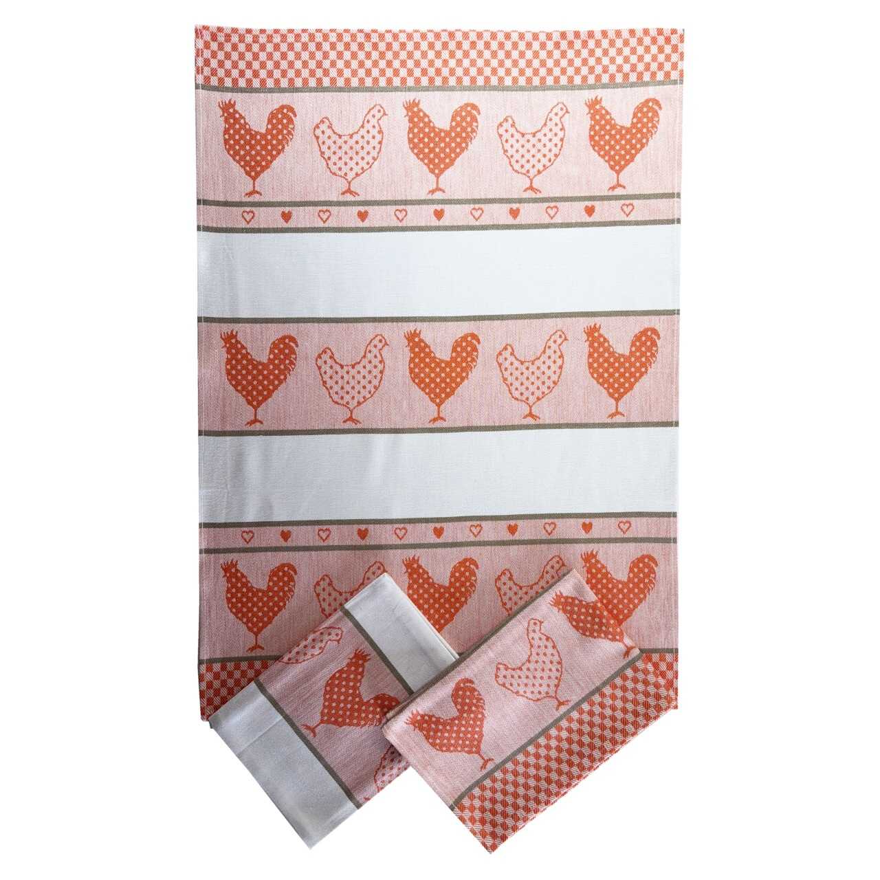 Svitap Utěrka Extra savá Slepičky oranžové 3 ks Varianta: Utěrka Extra savá 50x70 cm Slepičky oranžové 3 ks