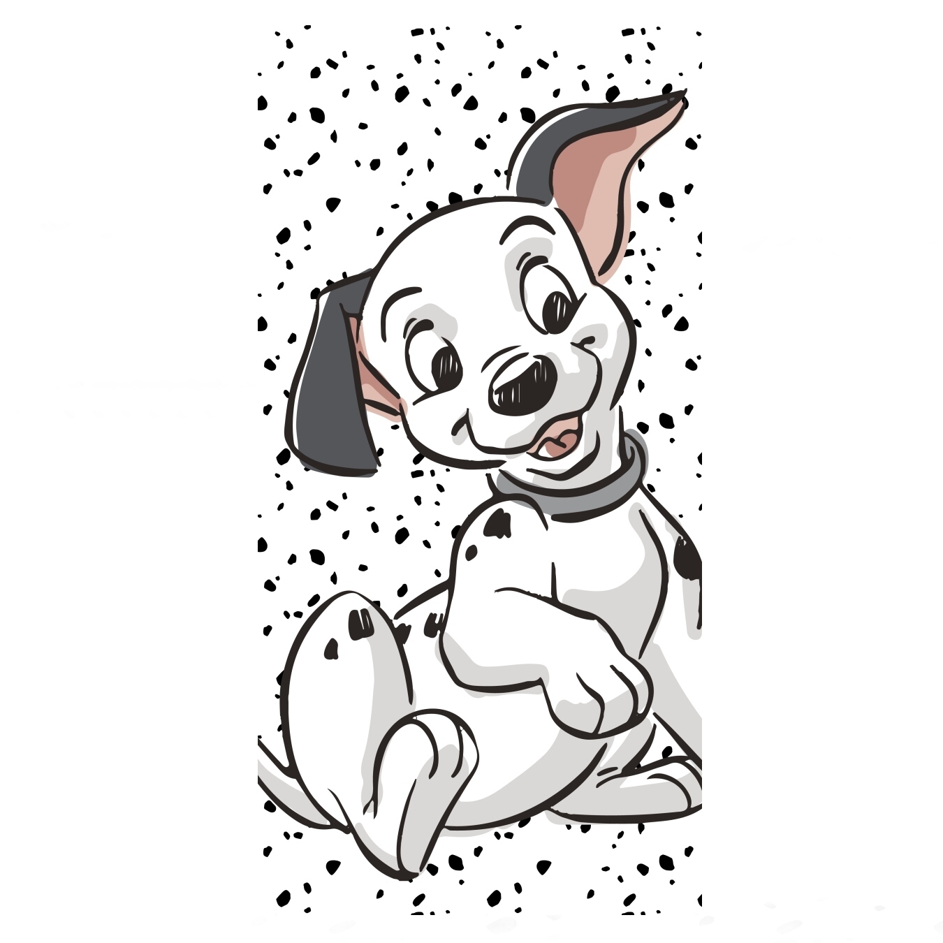 Jerry Fabrics Osuška 101 Dalmatinů Lucky Varianta: Osuška 101 Dalmatinů Lucky 70x140 cm