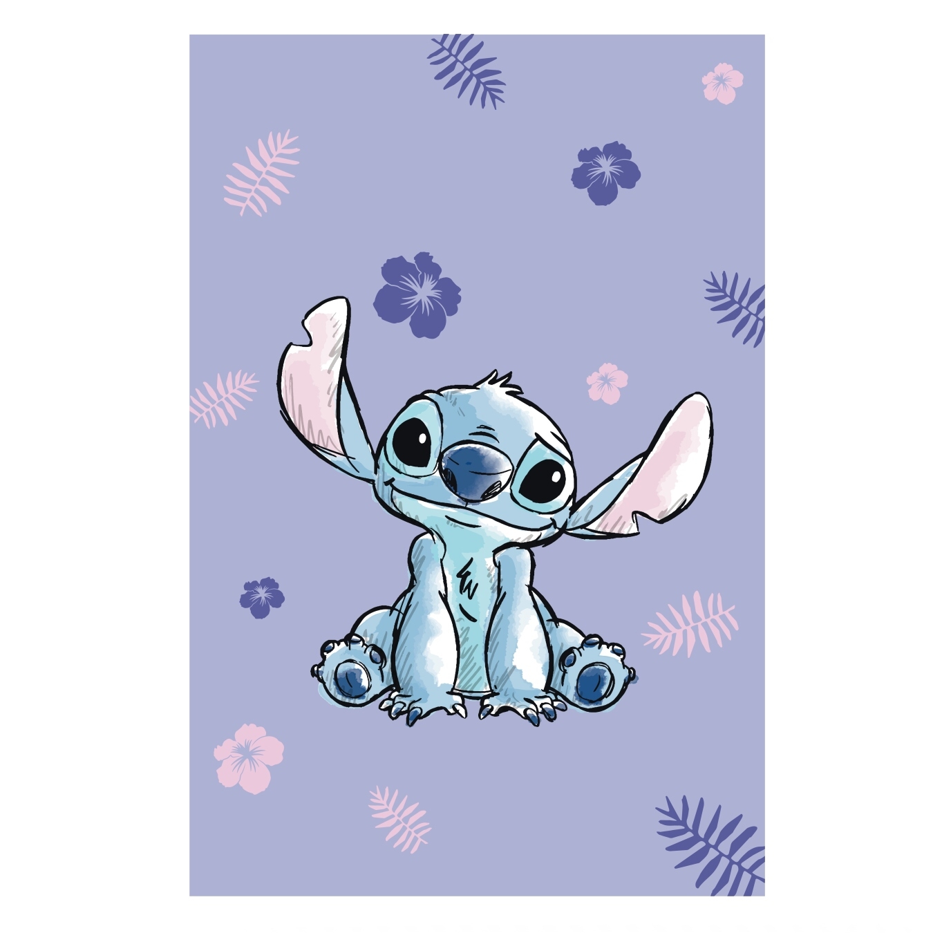 Levně Jerry Fabrics Mikroflanelová deka Lilo a Stitch 100x150 cm