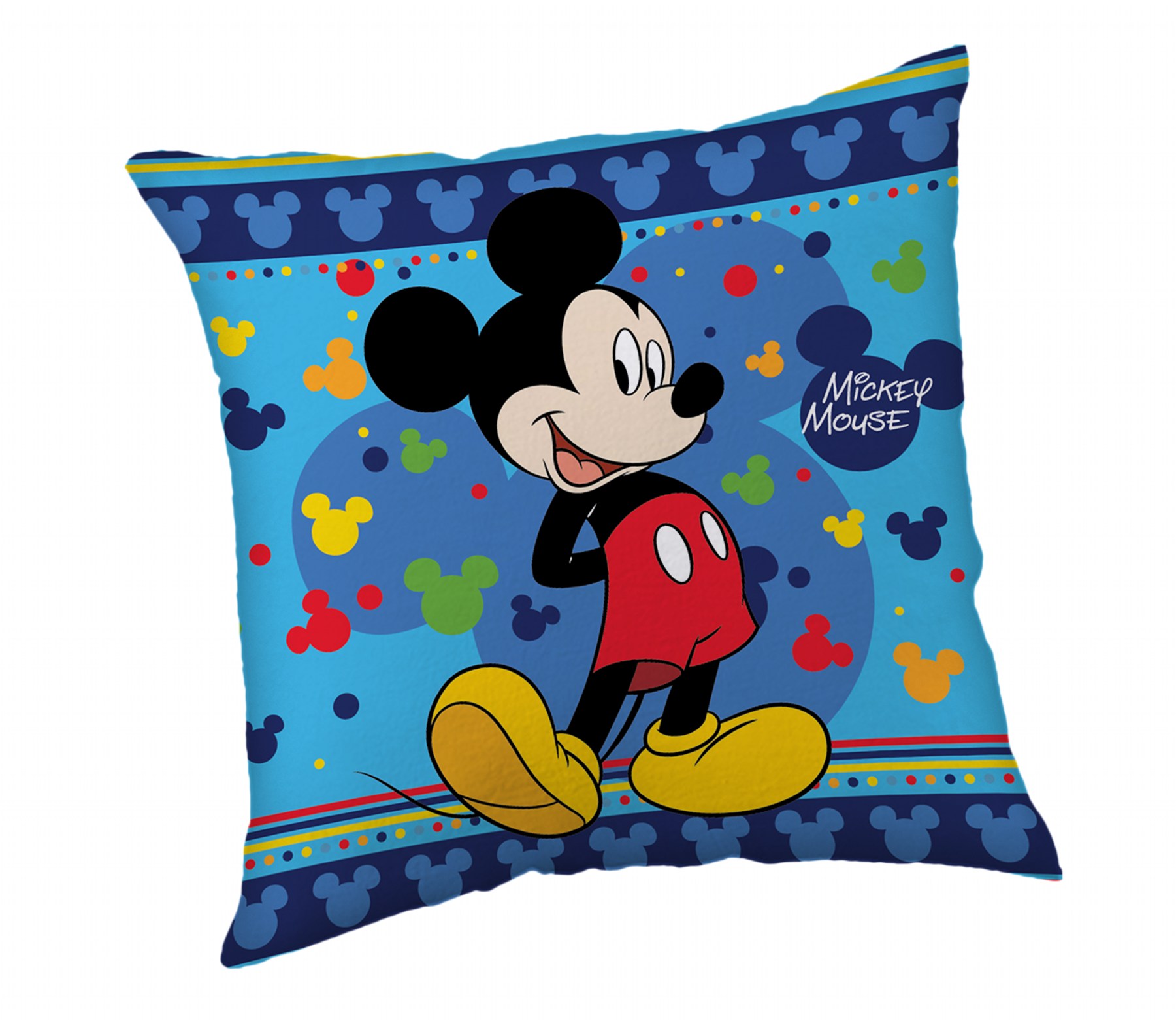 Levně Jerry Fabrics Polštářek Mickey Blue 40x40 cm