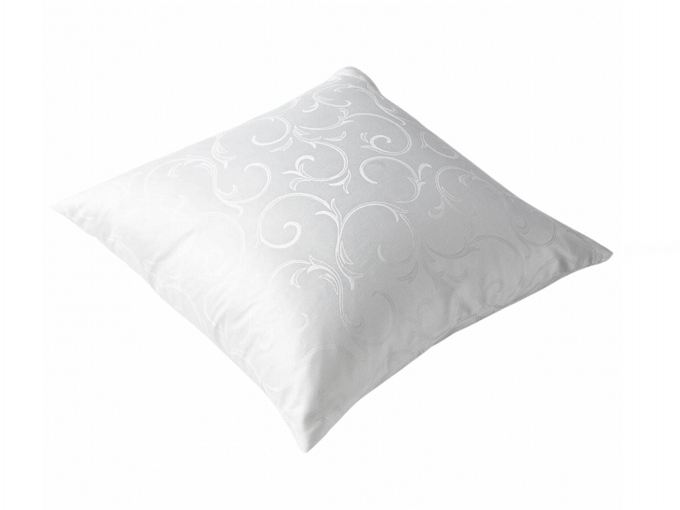 Dadka Povlak na polštář damašek Ornella FNR bílá Varianta: Povlak na polštář damašek Ornella FNR bílá 40x40 cm