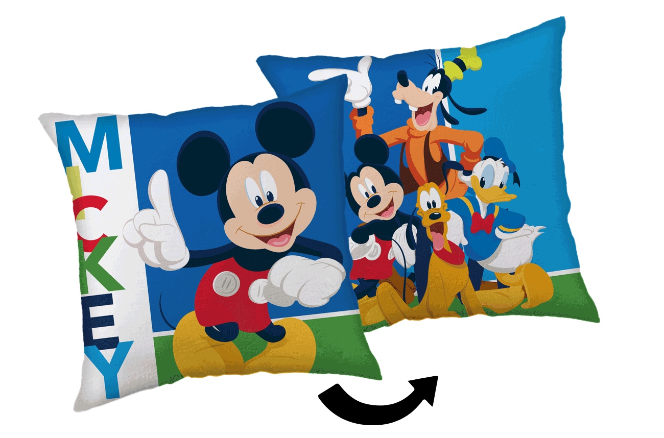 Levně Jerry Fabrics Polštářek Mickey and Friends 35x35 cm