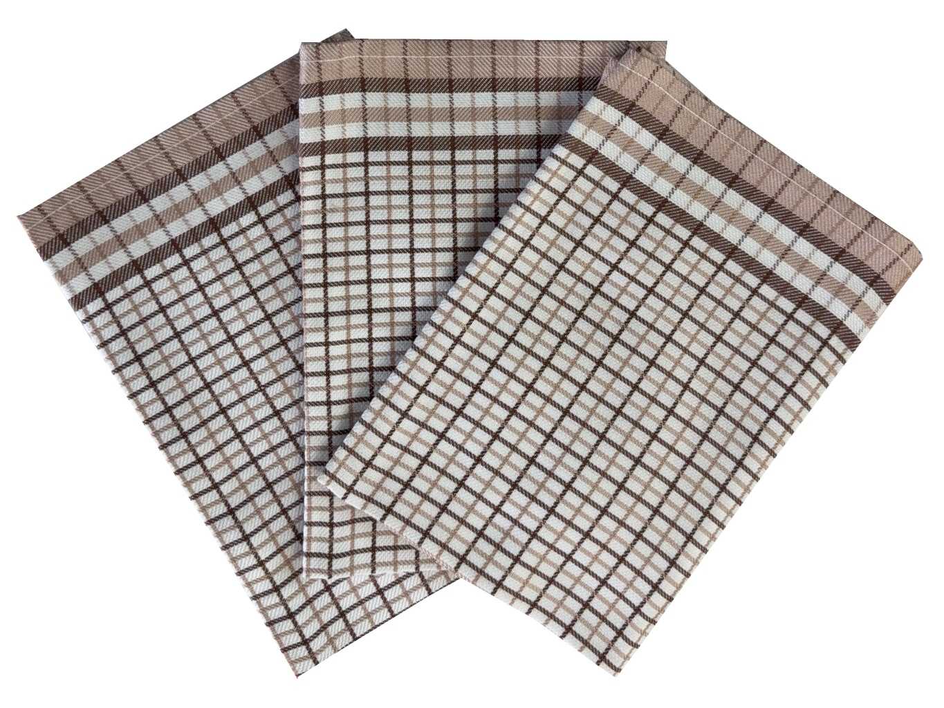 Svitap Utěrky Bambus Kostka malá hnědá 3 ks Varianta: Utěrka Bambus 50x70 cm Kostka malá hnědá 3 ks