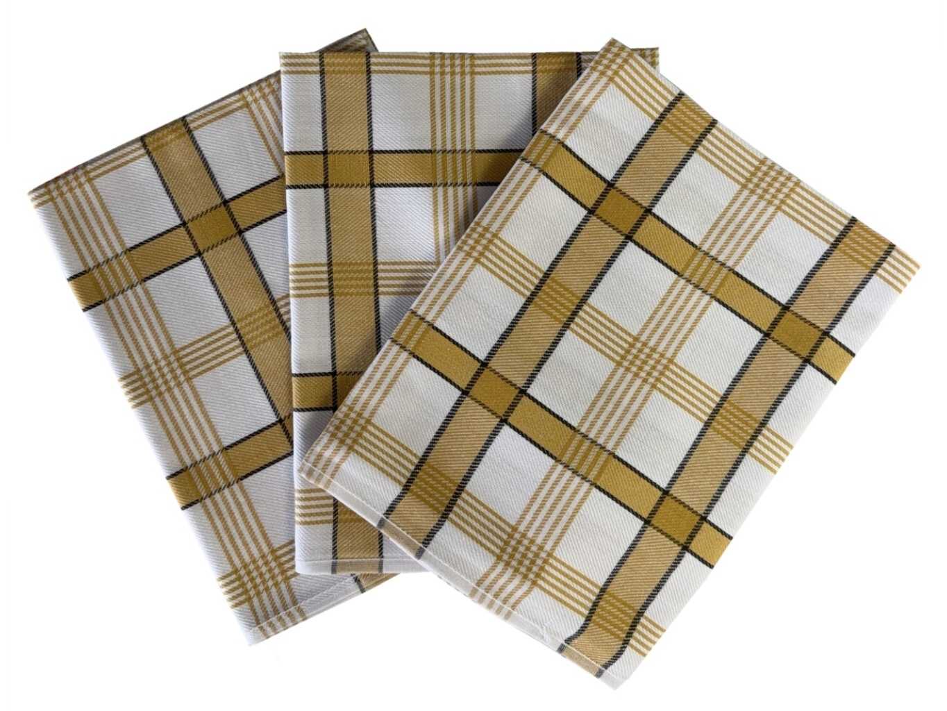 Svitap Utěrka Extra savá Káro okr 3 ks Varianta: Utěrka Extra savá 50x70 cm Káro okr 3 ks