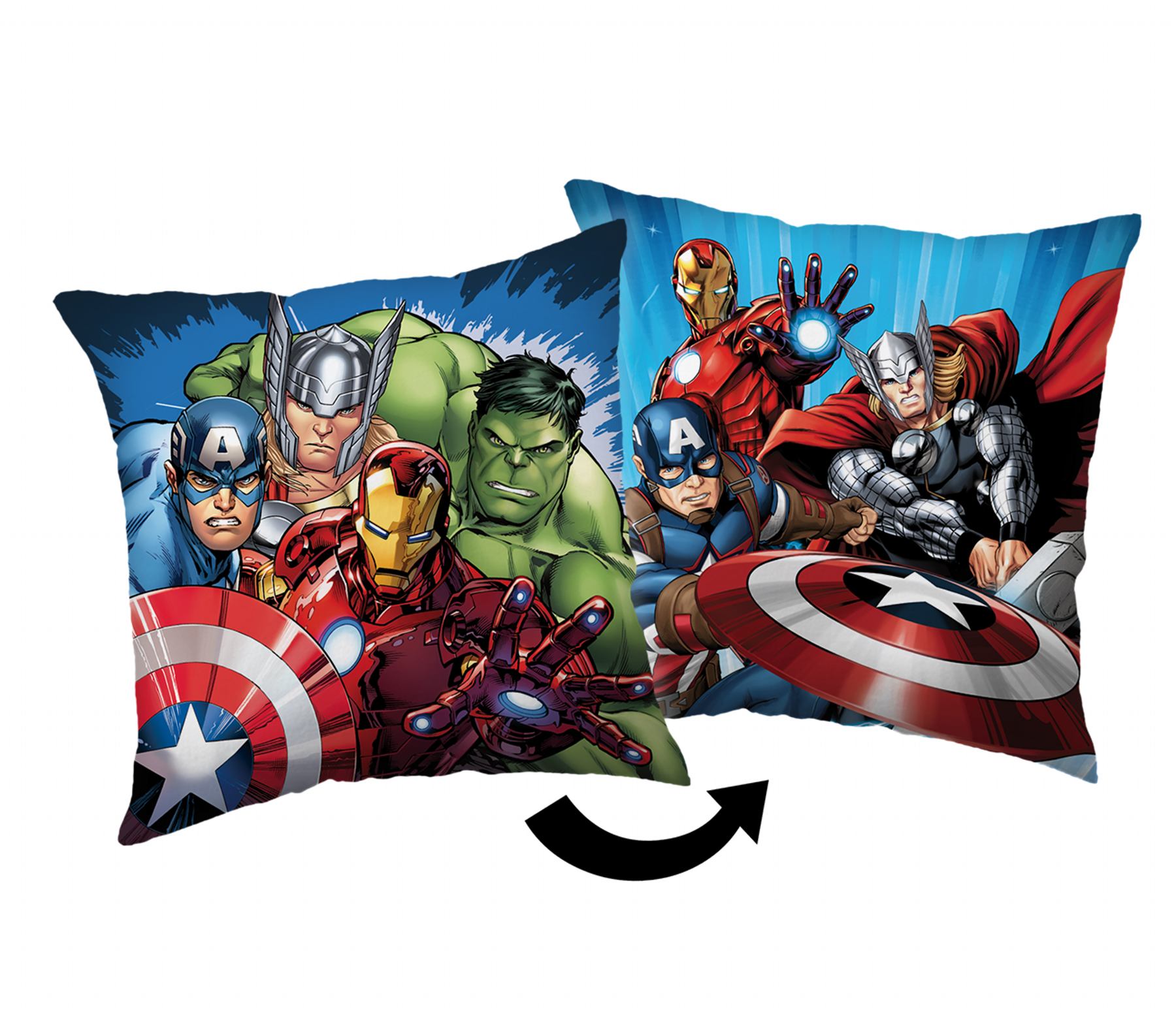 Levně Jerry Fabrics Polštářek Avengers Heroes 03 40x40 cm