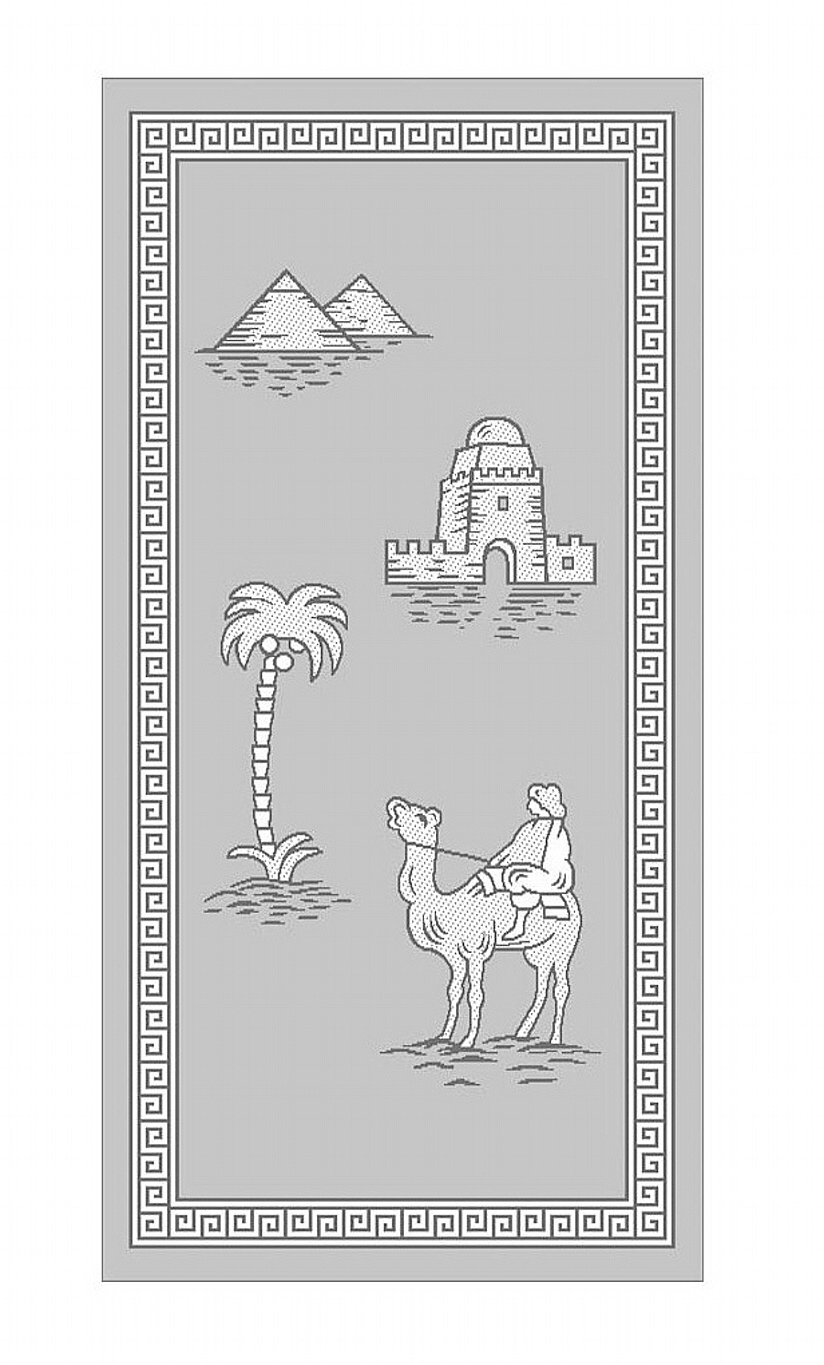 Veba Plážová osuška GRANADA žlutá 104x180 cm (obrázek 4)