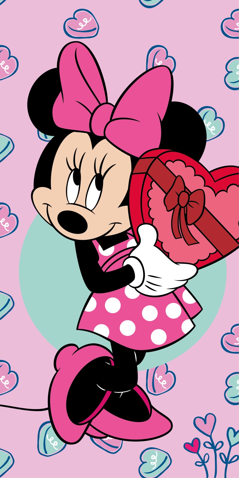 Levně Jerry Fabrics Osuška Minnie pink 70x140 cm
