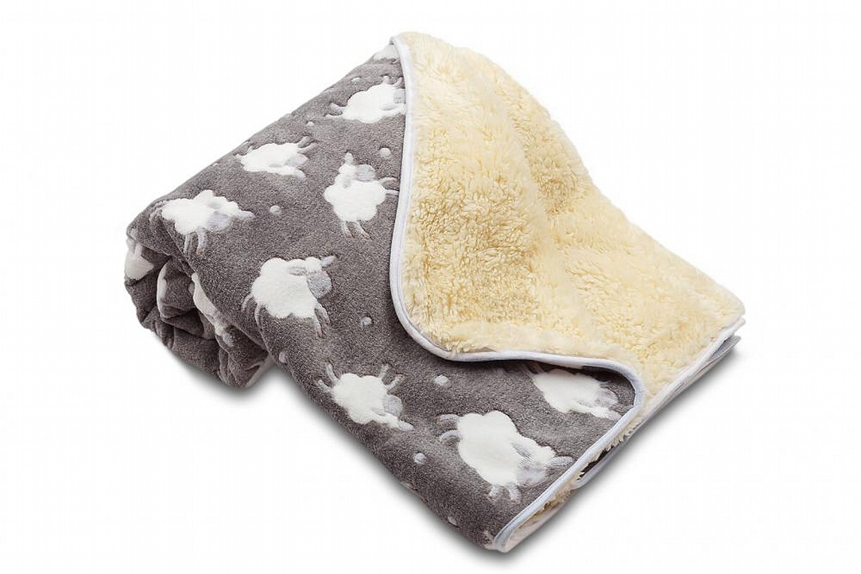 Svitap Dětská deka Ovečka s ovečkami tmavě šedá Varianta: Dětská deka Ovečka s ovečkami tmavě šedá 100x150 cm