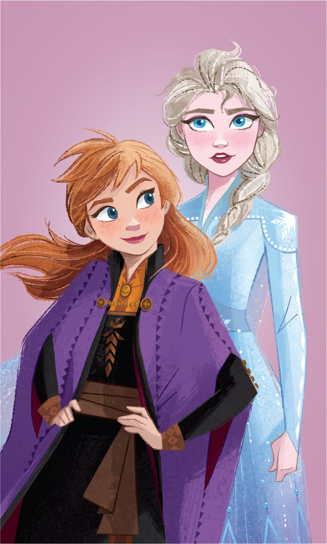 Levně Jerry Fabrics Dětský ručník Frozen Purple 05 30x50 cm