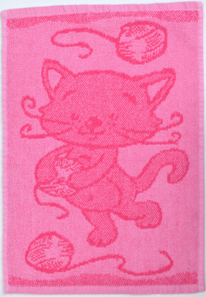 Profod Dětský ručník Cat pink 30x50 cm (obrázek 3)