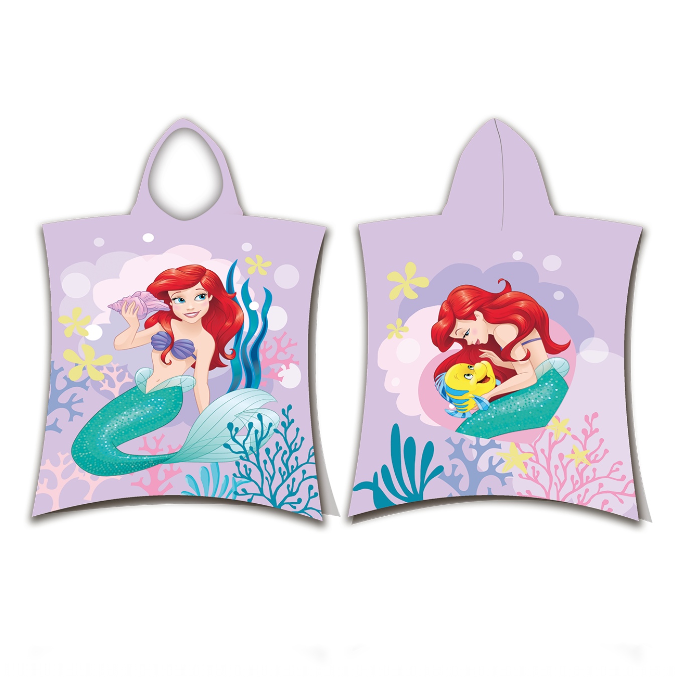 Jerry Fabrics Plážová osuška pončo Ariel Pink Varianta: Plážová osuška pončo Ariel Pink 50x115 cm