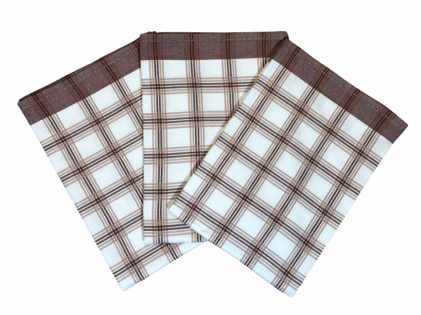 Svitap Utěrky Bambus Kostka velká hnědá 3 ks Varianta: Utěrka Bambus 50x70 cm Kostka velká hnědá 3 ks