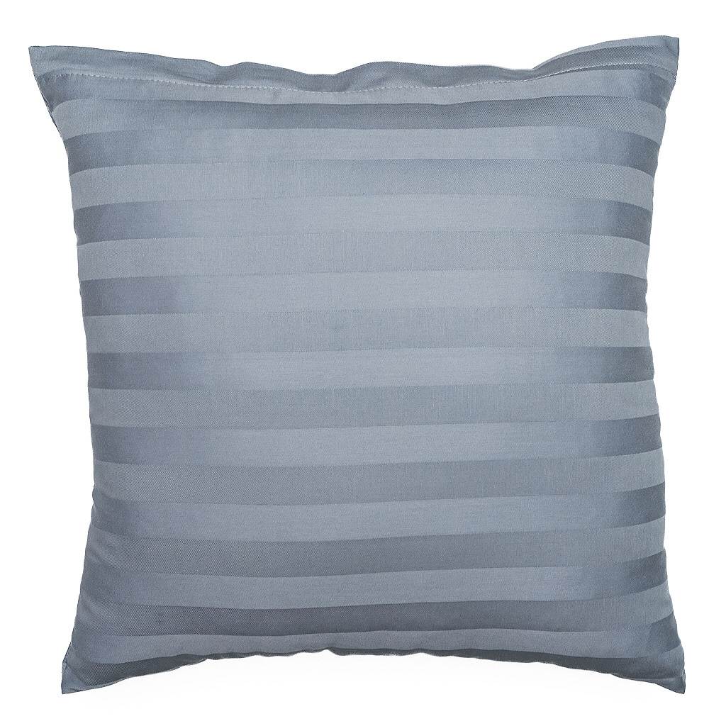 Dadka Povlak na polštář atlas grádl šedý proužek 20 mm Varianta: Povlak na polštář atlas grádl šedý proužek 20 mm 40x50 cm