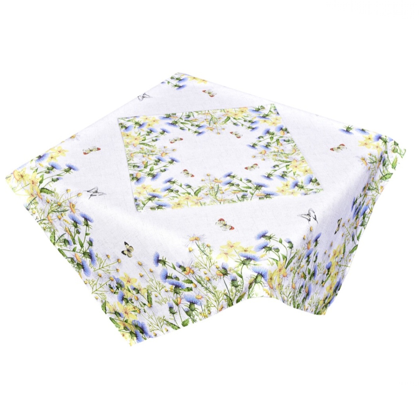 Forbyt Celoroční ubrus Rozkvetlá louka 85x85 cm Varianta: Celoroční ubrus Rozkvetlá louka CYH5683C 85x85 cm