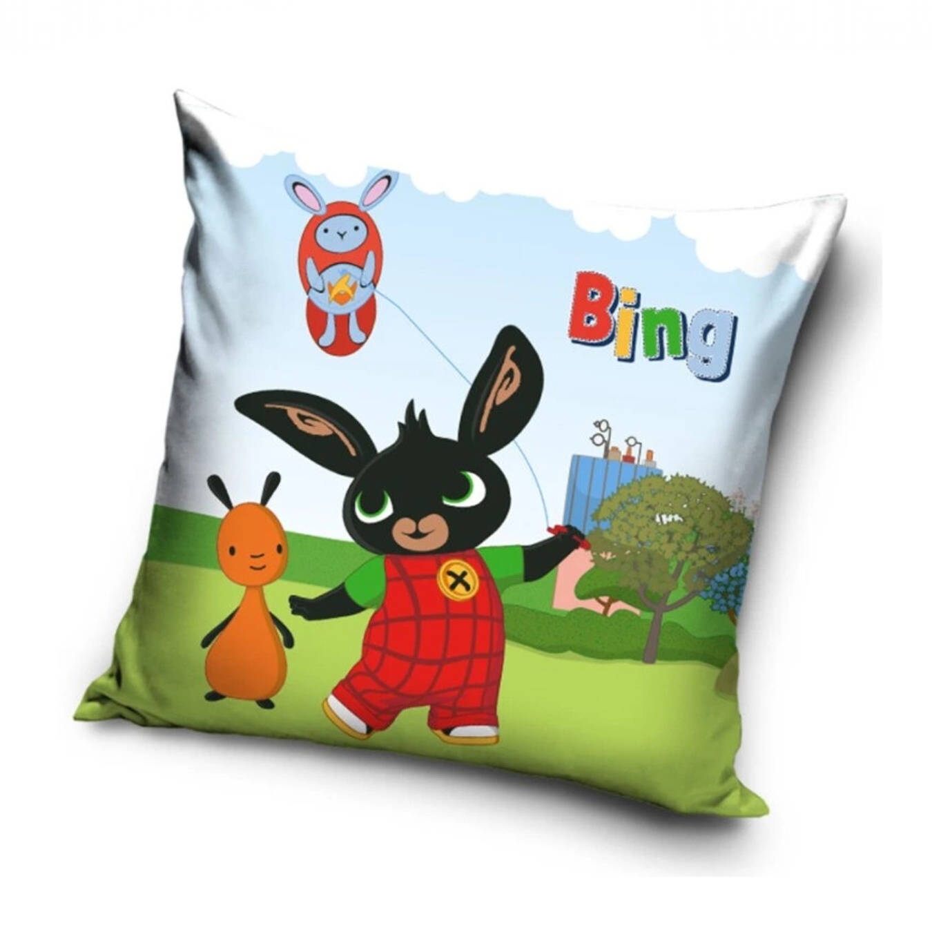 Carbotex Polštářek Zajíček Bing Pouštění draka 40x40 cm
