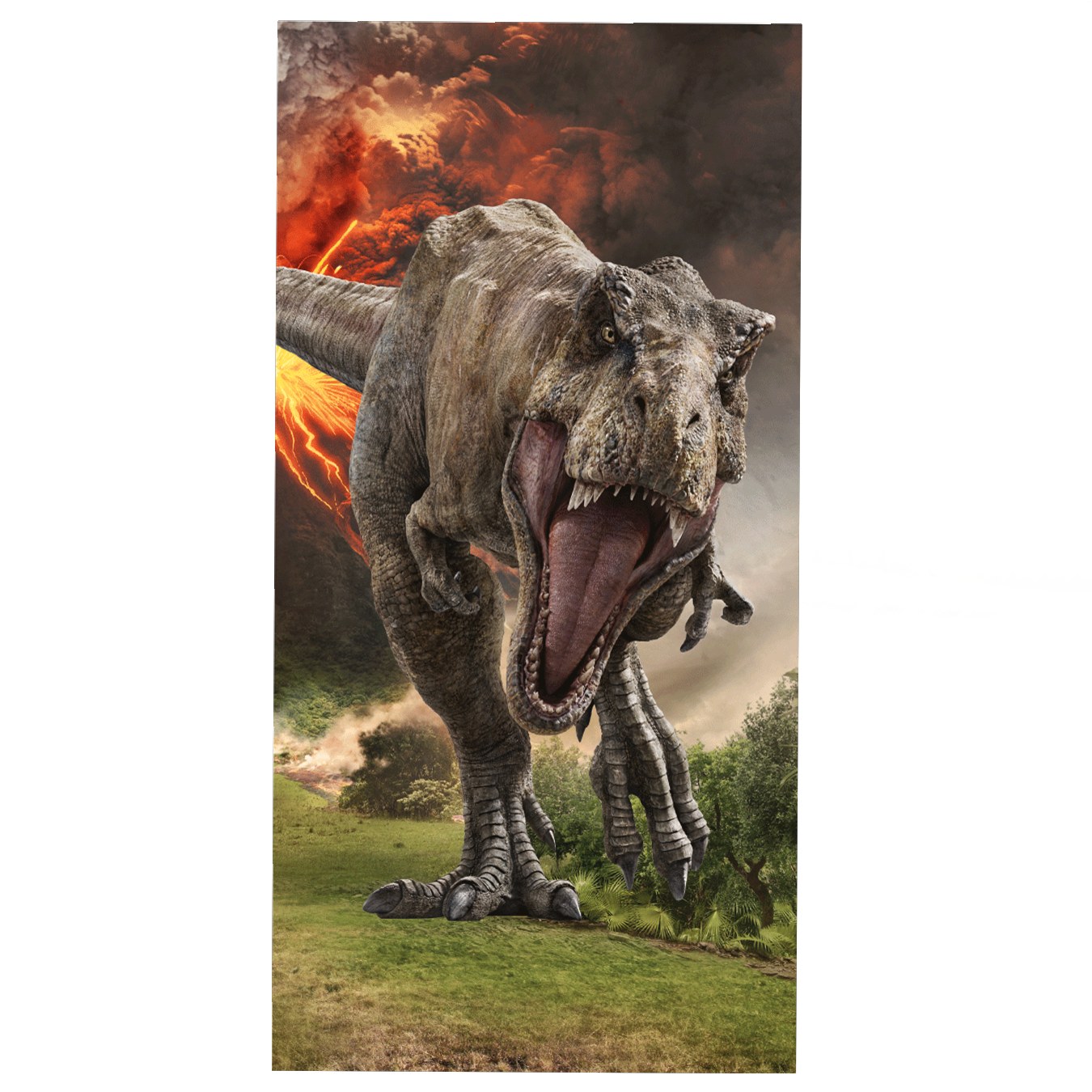 Jerry Fabrics Osuška Jurský svět Volcano Varianta: Osuška Jurský svět Volcano 70x140 cm