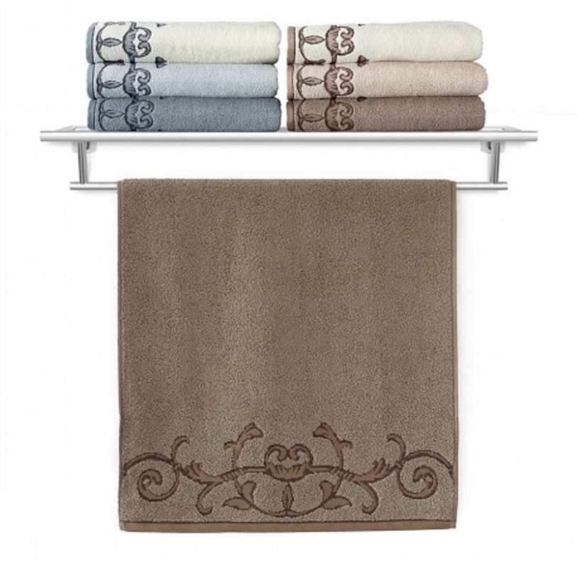 Veba Ručník a osuška Terry Barocco 500g/m2 Varianta: Ručník Terry Barocco I. hnědá 50x100 cm
