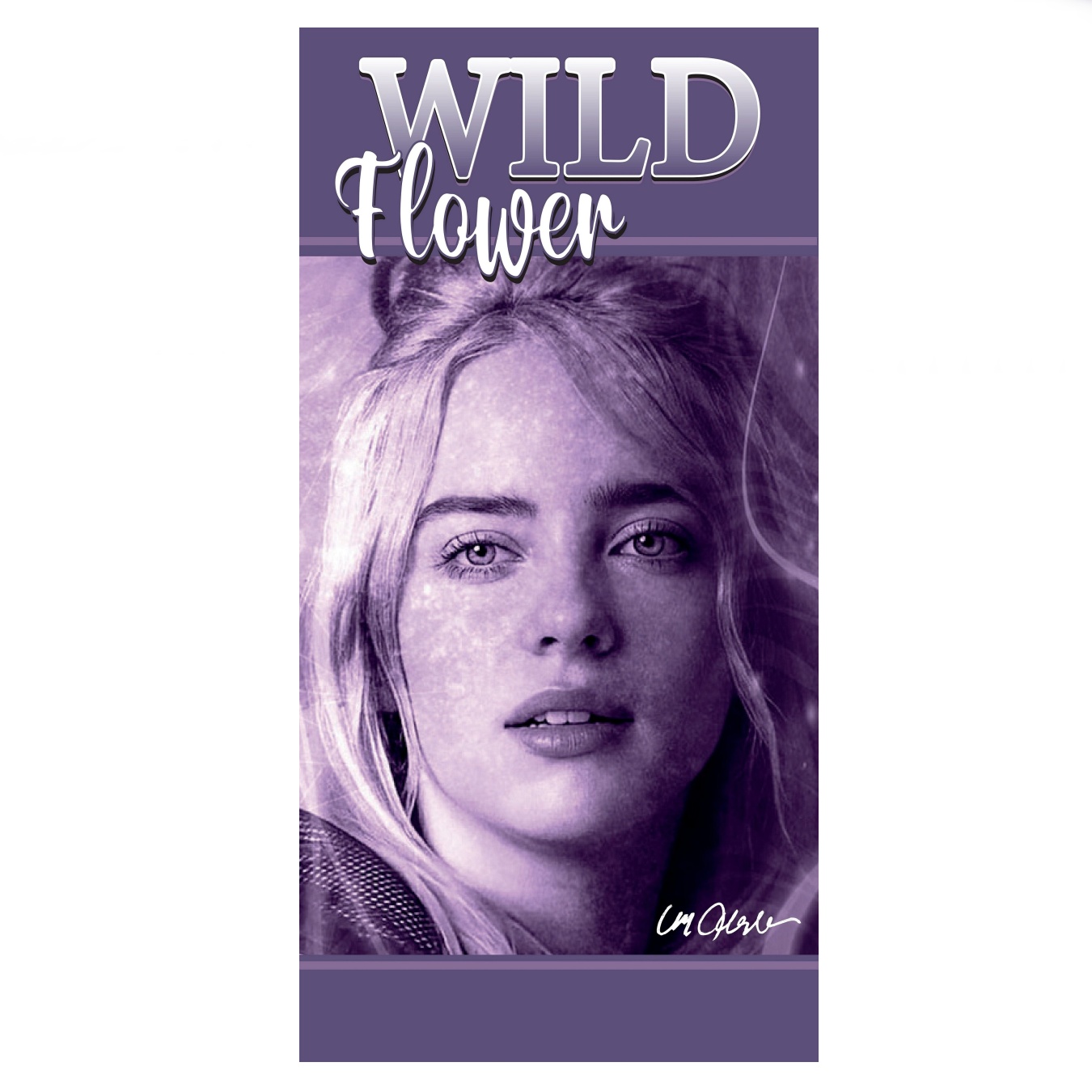 Levně Jerry Fabrics Osuška Billie Eilish 70x140 cm