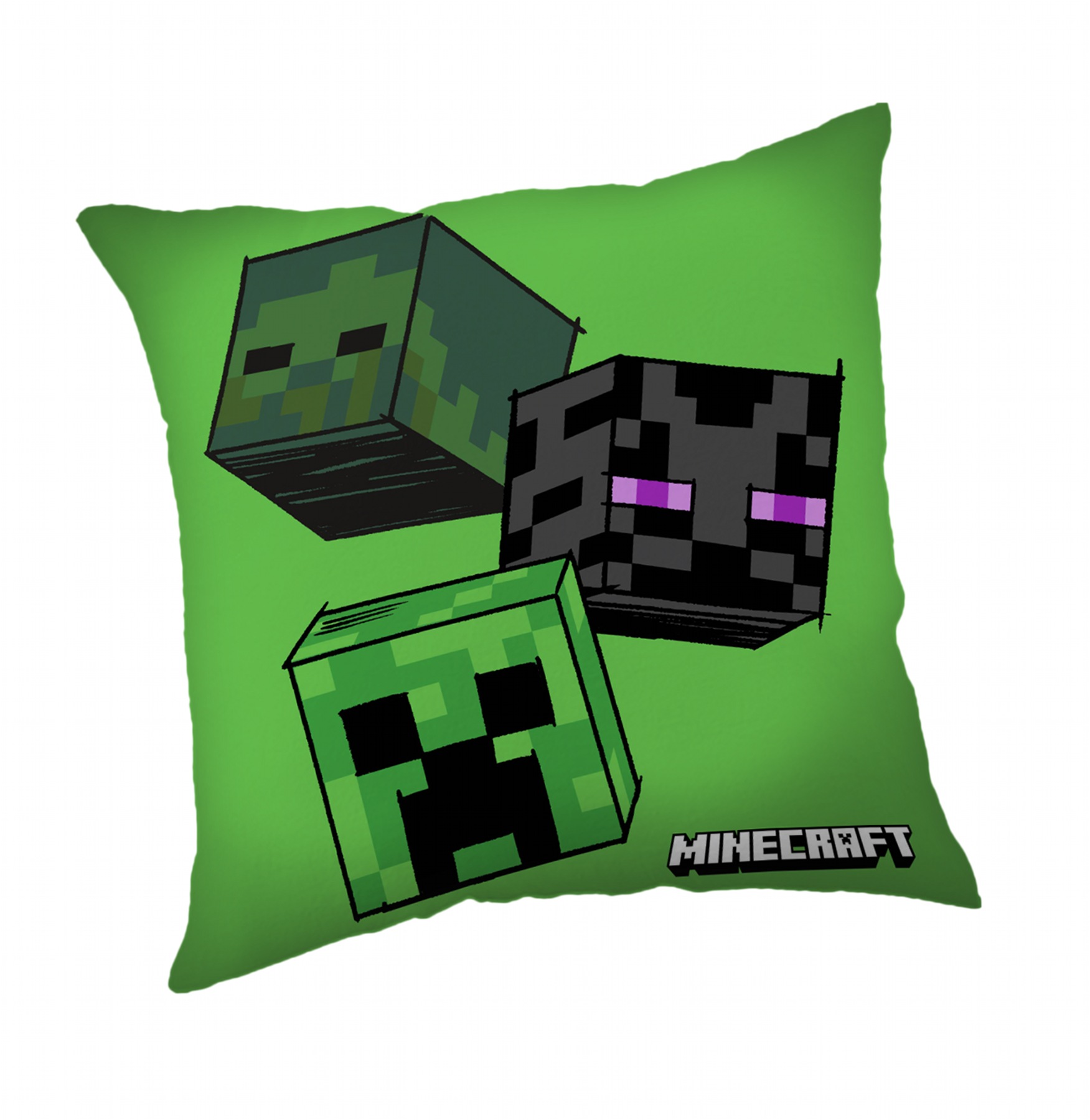 Jerry Fabrics Polštářek Minecraft The Mobs Varianta: Polštářek Minecraft The Mobs 40x40 cm