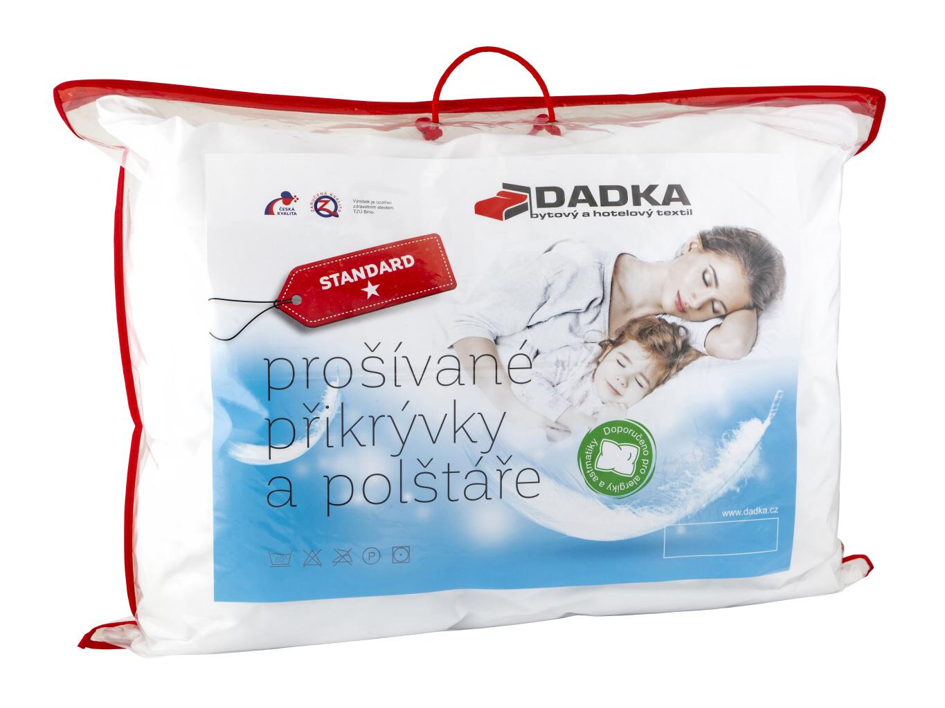 Dadka Polštář STANDARD PLUS bílá 70x90 cm (obrázek 4)