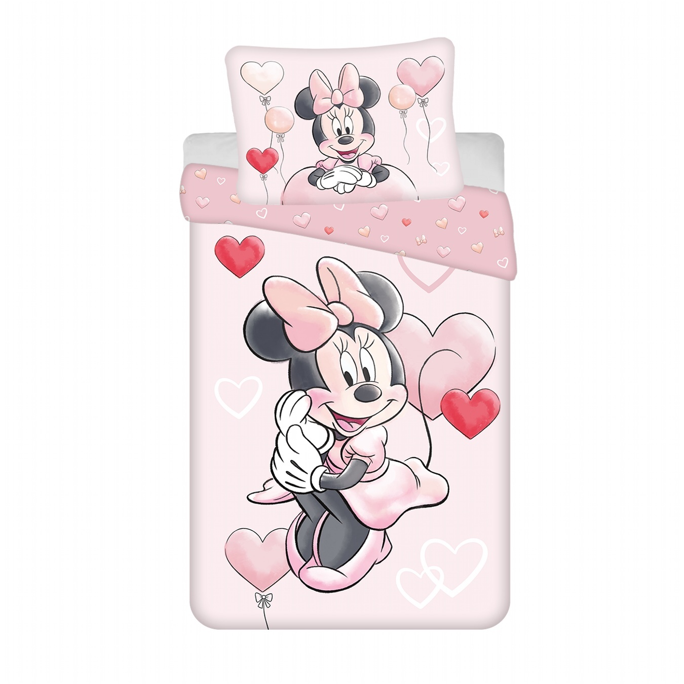 Levně Jerry Fabrics Povlečení Minnie Balloon 02 140x200, 70x90 cm