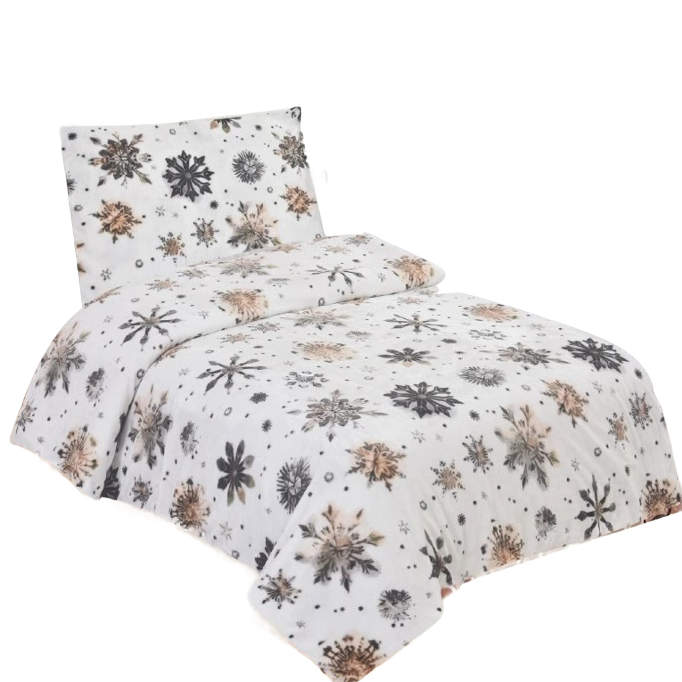 Jahu Povlečení mikroflanel Nord flake Varianta: Povlečení mikroflanel Nord flake 140x200, 70x90 cm