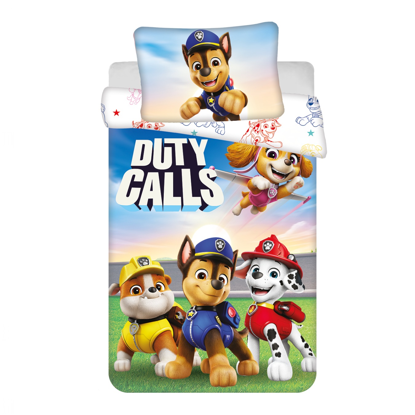 Jerry Fabrics Povlečení do postýlky Paw Patrol 556 baby Varianta: Povlečení do postýlky Paw Patrol 556 baby 100x135, 40x60 cm