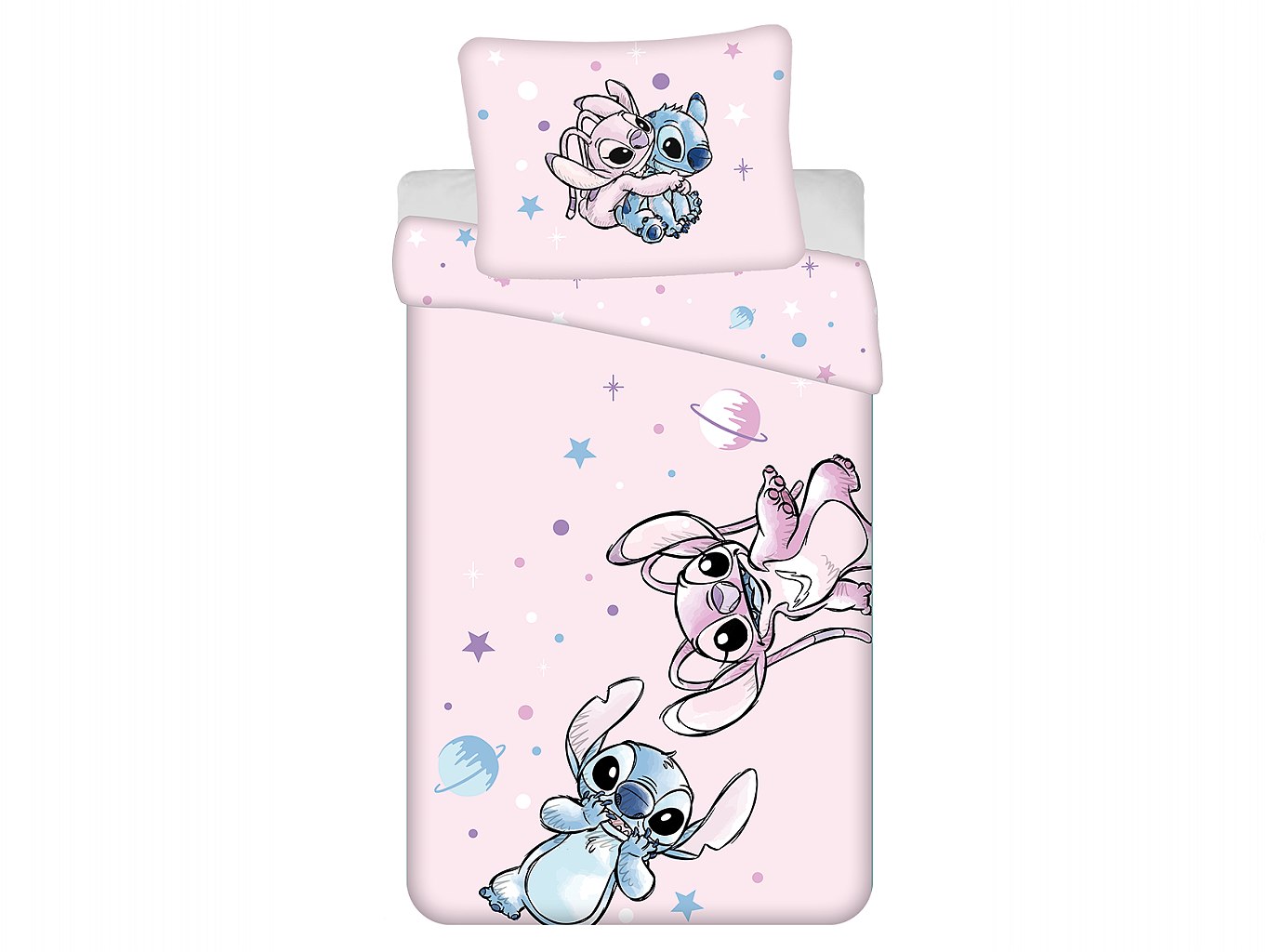 Jerry Fabrics Povlečení Lilo a Stitch Universe Varianta: Povlečení Lilo a Stitch Universe 140x200, 70x90 cm