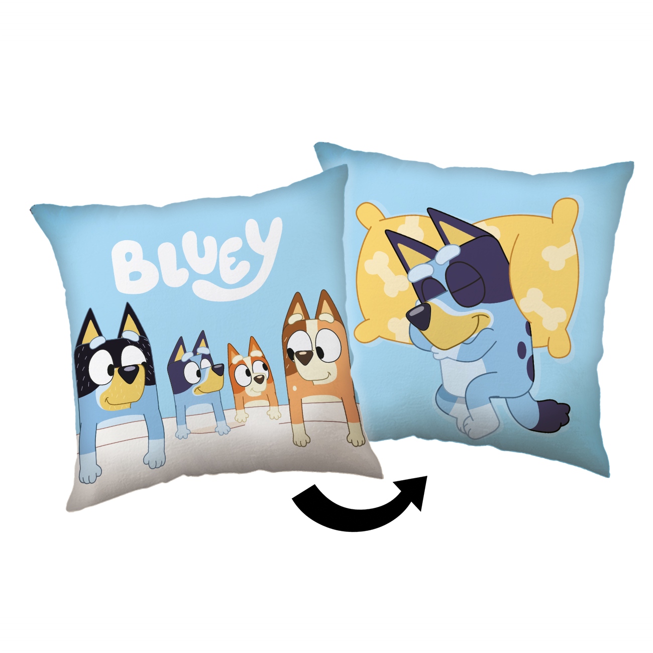 Levně Jerry Fabrics Polštářek Bluey 40x40 cm