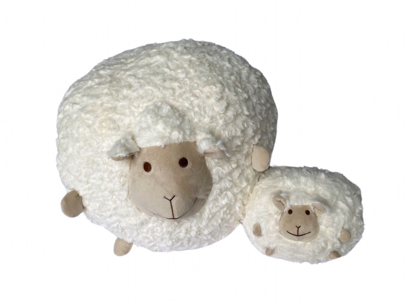 Polštářek mikrospandex Ovečka a miminko 30 cm