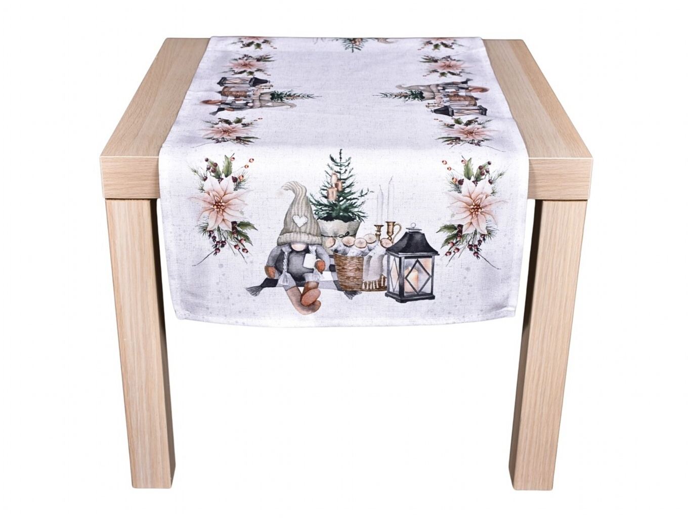 Forbyt Vánoční ubrus Skřítek s lucernou CYH6060C 40x140 cm