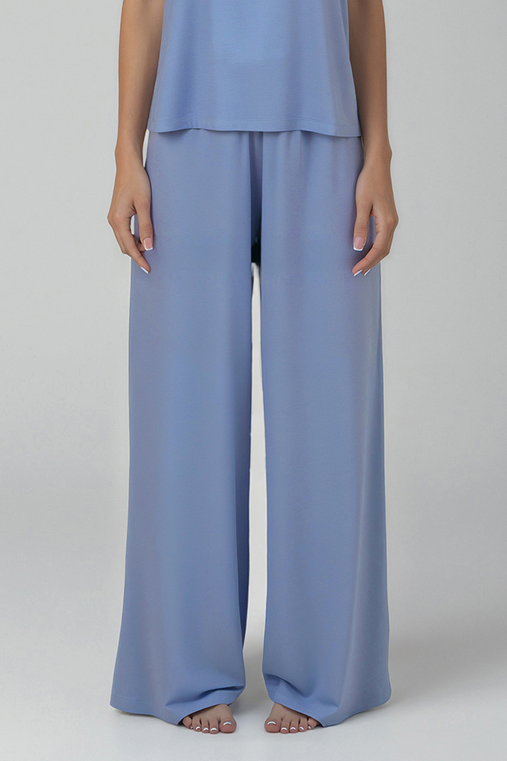 Kalhoty na spaní Vivisence 2102 Barva: Modrá, Velikost: S