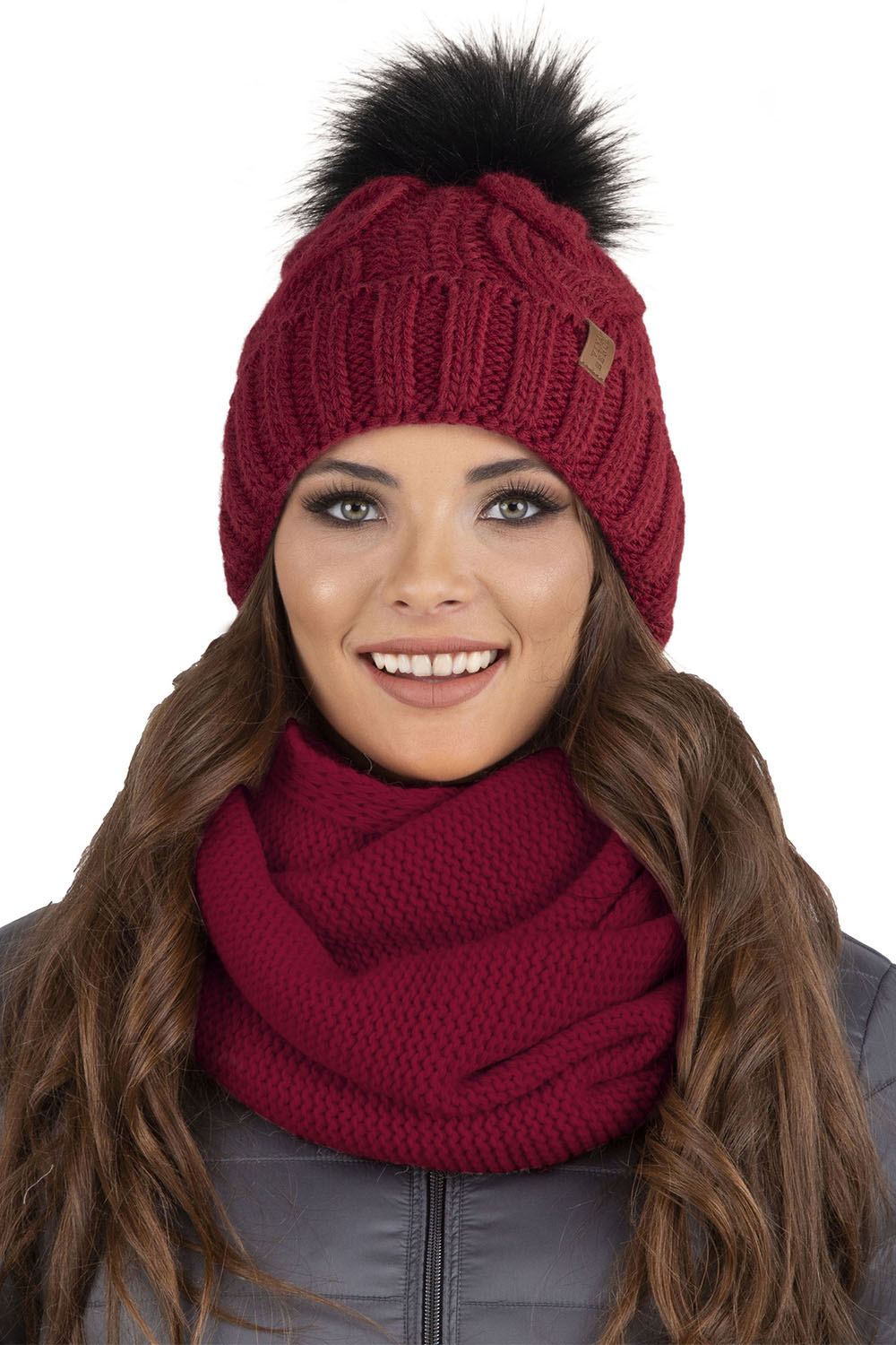 Komplet Vivisence 7014Kmpl Barva: Bordó, Velikost: UNI