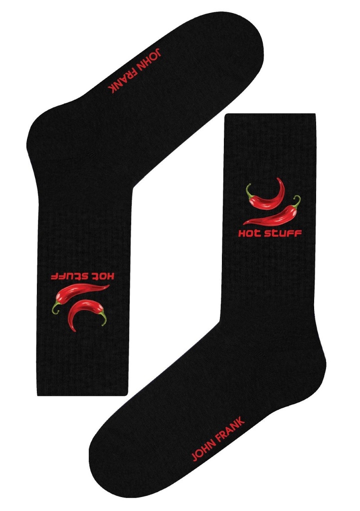 Pánské ponožky John Frank JFLSSPRT18 Barva: Černá, Velikost: UNI